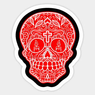 HomeSchoolTattoo SugarSkull Sticker